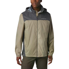 Beige Rain Clothes Columbia Men's Glennaker Lake Rain Jacket - Tusk/Grill