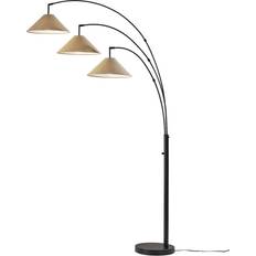 3 arm arc floor lamps Adesso Braxton 3 Arm Arc Floor Lamp 86"