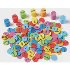 6 Aktivitetsleksaker Learning Resources Place Value Disks