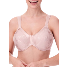 Bali Satin Tracings Underwire Minimizer Bra - Rose