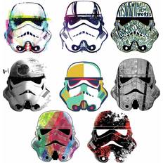 RoomMates Star Wars Artistic StormTrooper Heads Peel and Stick Wall Decals