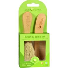 Wood Hair Care Green Sprouts Baby Brush and Comb