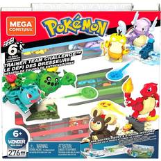 Mega Construx 6 Piece Pokemon Trainer Team Challenge Buildable Figures