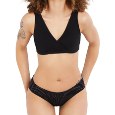 Motherhood Wrap Maternity and Nursing Sleep Bra Black (006-92229)