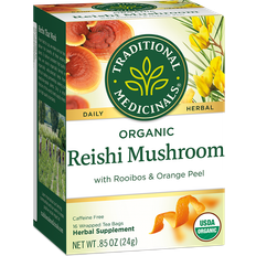 Traditional Medicinals Organic Reishi Mushroom with Rooibos & Orange Peel Tea 0.85oz 16