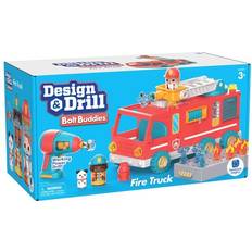 Fire Fighters Toys Learning Resources Design & Drill Bolt Buddies Fire Truck, Multicolor (4189)