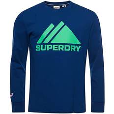 Superdry Mountain Sport Long Sleeved Top - Pilot Mid Blue