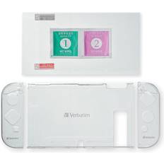 Protection & Storage Verbatim Nintendo Switch Crystal Case With Screen Protection Film - White