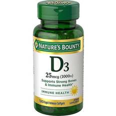 Vitamins & Supplements Natures Bounty Vitamina D3 1000 25mcg 120