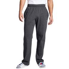 Champion 32.5" Open Bottom Everyday Cotton Pants Unisex - Granite Heather