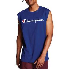 Unisex Tank Tops Champion Classic Graphic Muscle Script Logo T-shirt Unisex - Surf The Web