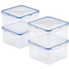 Lock & Lock Easy Essentials 8-Piece 41-Ounce Container Set Contenitore da Cucina 4pcs 1.21L