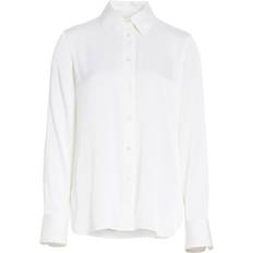 Vince Slim Silk Blouse - White