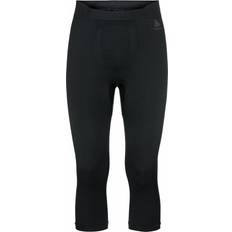 Men - Polyamide Base Layer Trousers Odlo Men’s Warm 3/4 Base Layer Bottoms - Black