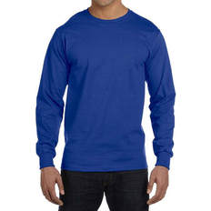 Hanes Beefy-T Long-Sleeve T-shirt Unisex - Deep Royal