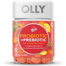 Olly Vitaminer & Kosttillskott Olly Probiotic + Prebiotic Peachy Peach 30 st