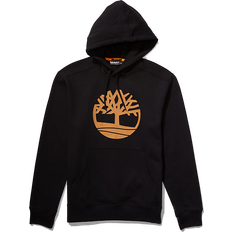 Timberland Men Clothing Timberland Tree Logo Hoodie - Black/Wheat