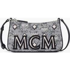 MCM Aren Shoulder Bag Mini - Grey