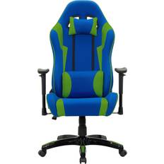 CorLiving Ergonomic Gaming Chair - Blue/Mesh Green