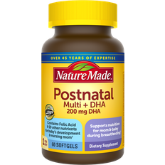 Nature Made Postnatal Multi + DHA 200mg 60 st
