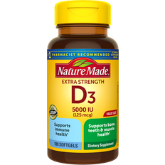 Vitamins & Supplements Nature Made Extra Strength D3 5000iu 180