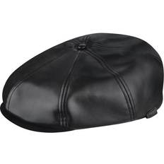 Cuir - Homme Casquettes Kangol Faux Leather Cap - Black