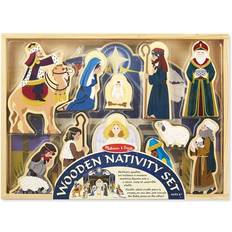 Melissa & Doug Play Set Melissa & Doug Wooden Christmas Nativity Set