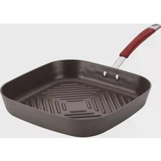 Dishwasher Safe Grilling Pans Rachael Ray Cucina Hard-Anodized 11in. Grill Pan Grey