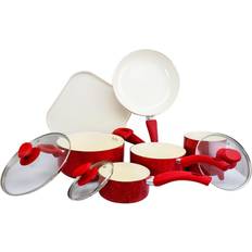 Cookware Oster Cocina San Jacinto Cookware Set with lid 9 Parts