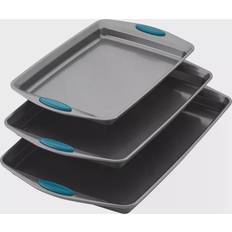 Rachael Ray 3-Piece Baking Sheet Set Blue