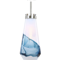 Uttermost Windswept Brushed Nickel One-Light Mini Pendant Pendant Lamp 8.2"