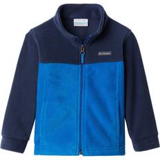 Blue Fleece Jackets Children's Clothing Columbia Boy's Toddler Steens Mountain II Fleece Jacket - Bright Indigo/Collegiate Navy (WD6760)