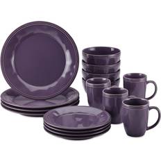 Purple Dinner Sets Rachael Ray Cucina Dinner Set 16