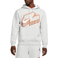 Clothing Nike Jordan Jumpman Fleece Pullover Hoodie - Grey Fog