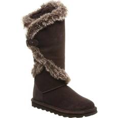 Faux Fur High Boots Bearpaw Sheilah - Chocolate