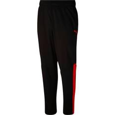 Puma sweatpants men Puma Contrast Panel Sweatpants Men - Black/High Risk Red