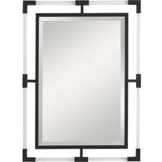 White Wall Mirrors Uttermost Balkan Wall Mirror 28x38"