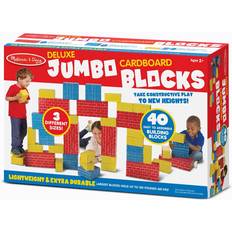 Melissa & Doug Juegos de Construcción Melissa & Doug Deluxe Jumbo Cardboard Blocks