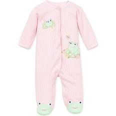 1-3M Bodysuits Children's Clothing Little Me Frog Friends Footed One-Piece - Pink (L657311)