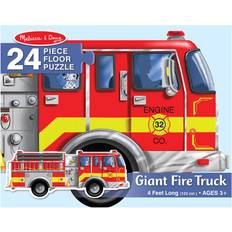 Fordon Golvpussel Melissa & Doug Fire Truck 24 Pieces