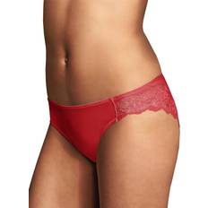 Red Panties Maidenform Comfort Devotion Lace Back Tanga - Camera Red-Y