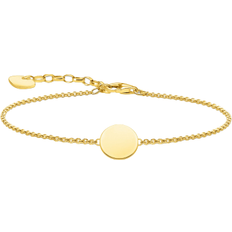 Guld bricka smycken Thomas Sabo Disc Bracelet - Gold