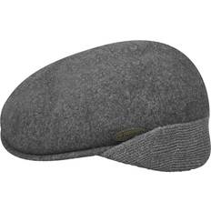 Kangol Flat Cap 504 Pepe Met Öronlappar - Antracit