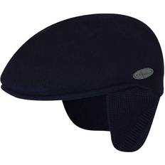 Kangol Flat Cap 504 Pepe Met Öronlappar - Mörkblå