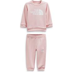 The North Face Tracksuits Children's Clothing The North Face Infant Surgent Crew Set - Peach Pink (NF0A4CBS-0KT)