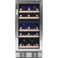 Two Zones Wine Coolers Newair AWR-290DB Stainless Steel