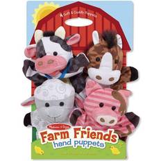 Animals Dolls & Doll Houses Melissa & Doug Farm Friends Hand Puppets