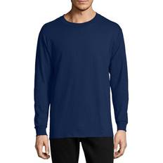 Hanes Essential-T Long-Sleeve T-shirt - Navy