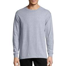 Hanes Essential-T Long-Sleeve T-shirt - Light Steel
