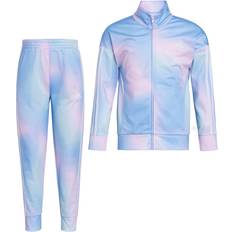 adidas Gir's Printed Tricot Tracksuit 2pc - Pink/Turquoise/Aqua (AG4586C)